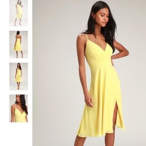 Lulu’s Pale Yellow Maribelle dress
